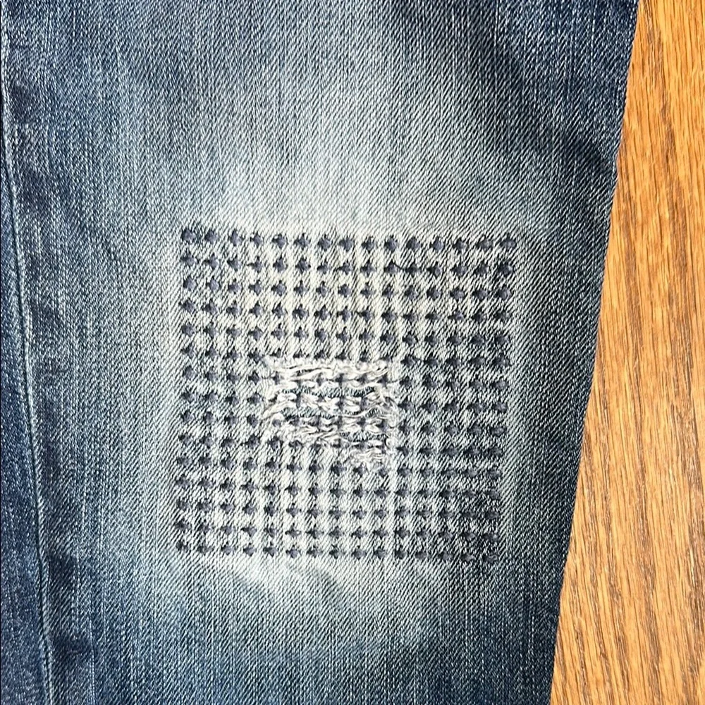 Old Navy Blue Boyfriend Skinny Jeans